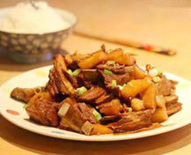 Potato and Lamb Ribs