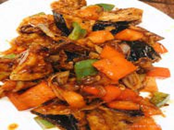 Red Braised Eggplant